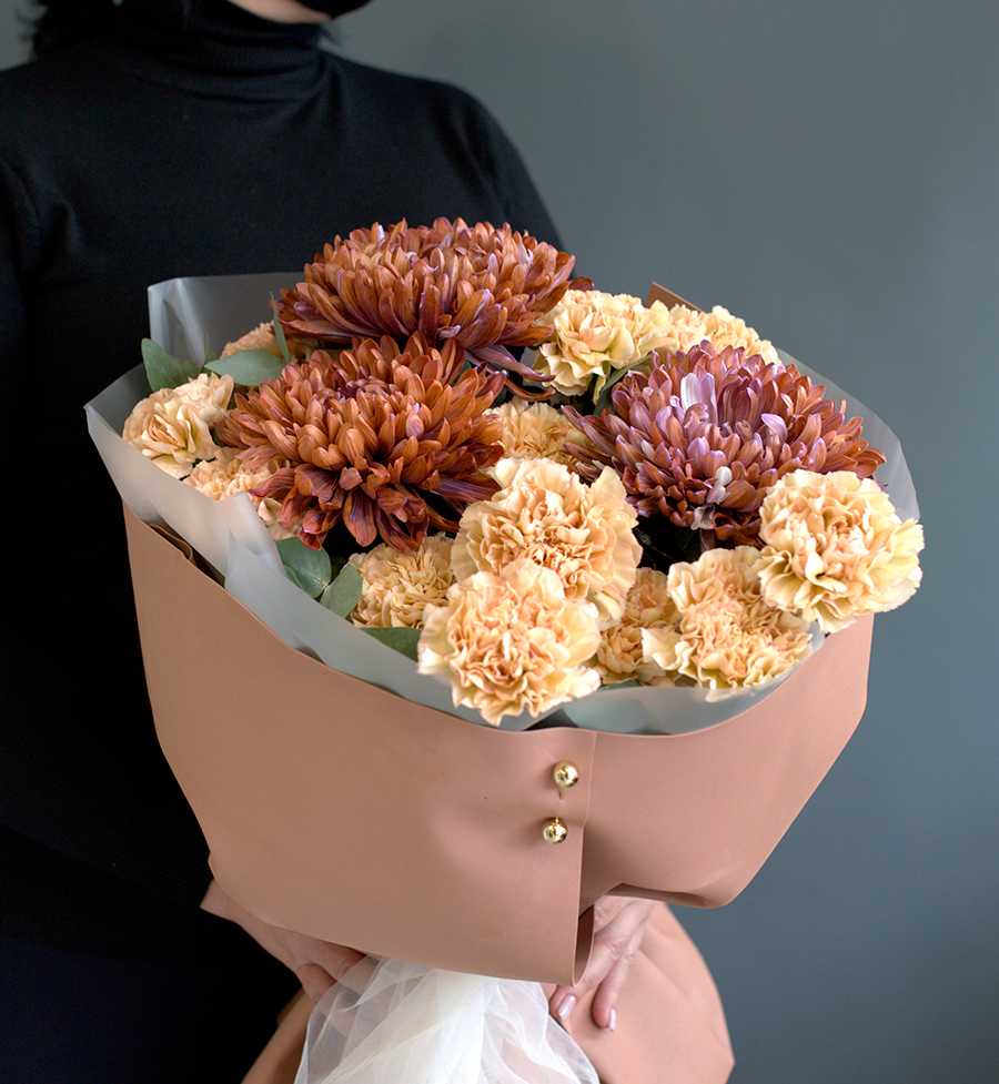 Букет "Шоколадный латте"