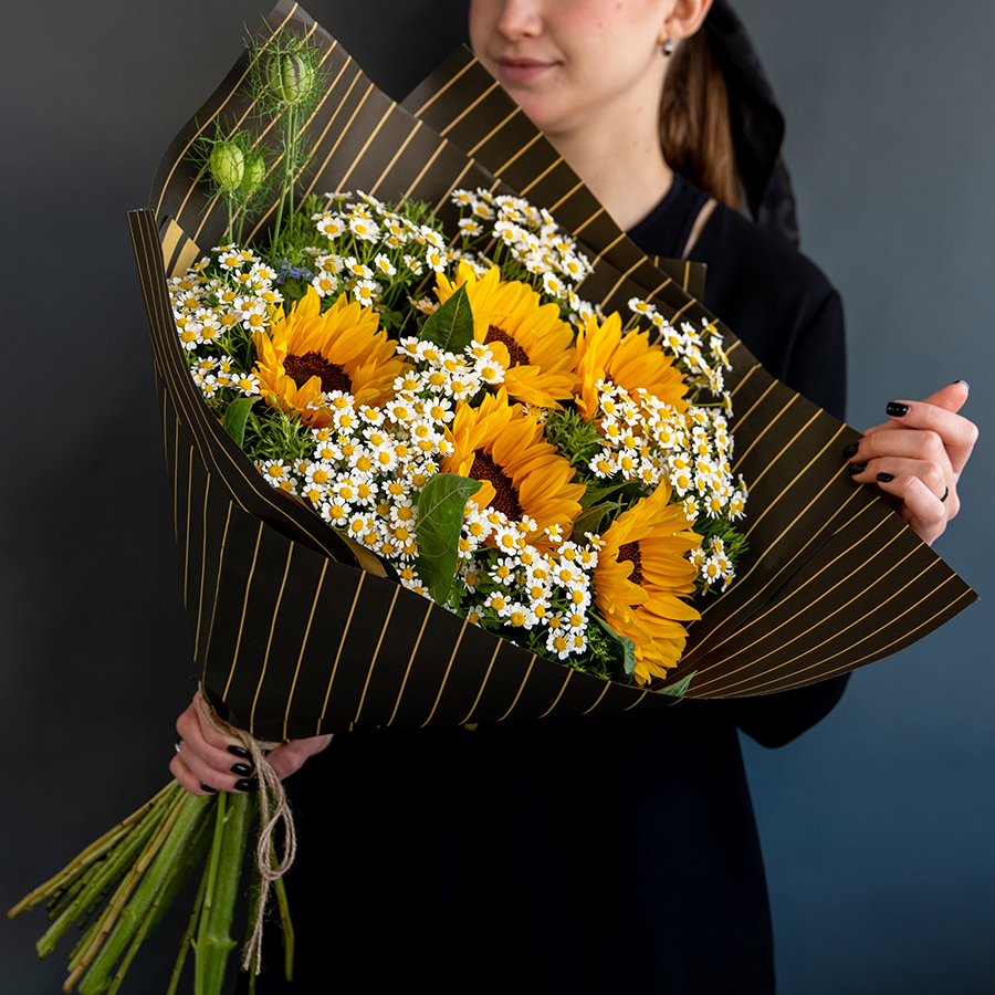 Букет "Я лето маме подарю"