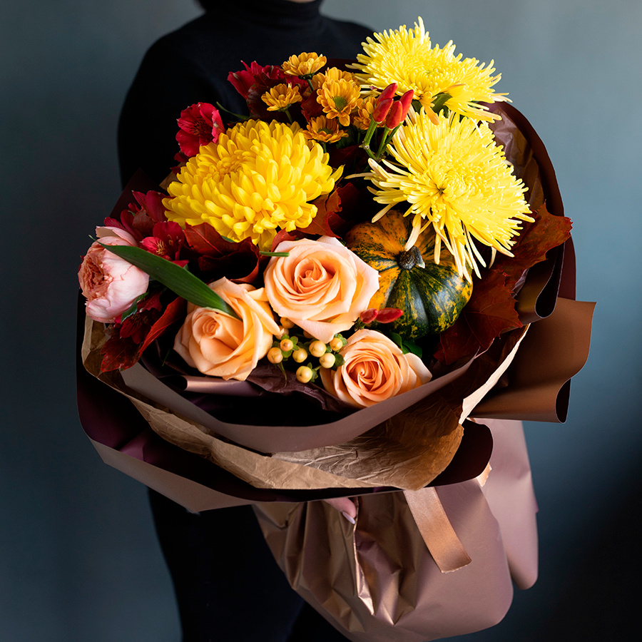Букет "Теплая осень"