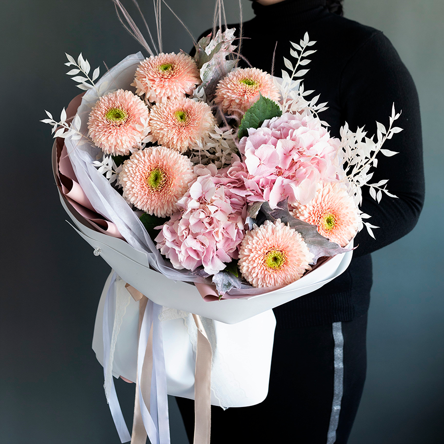 Букет "Розовый восход"