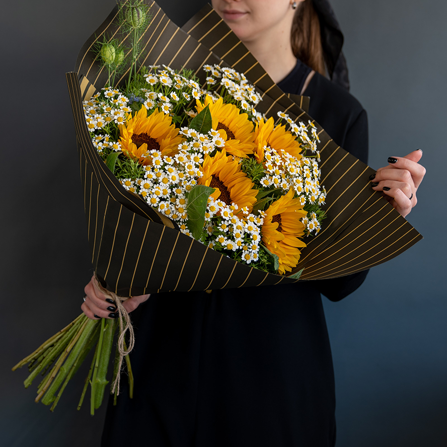 Букет "Я лето маме подарю"