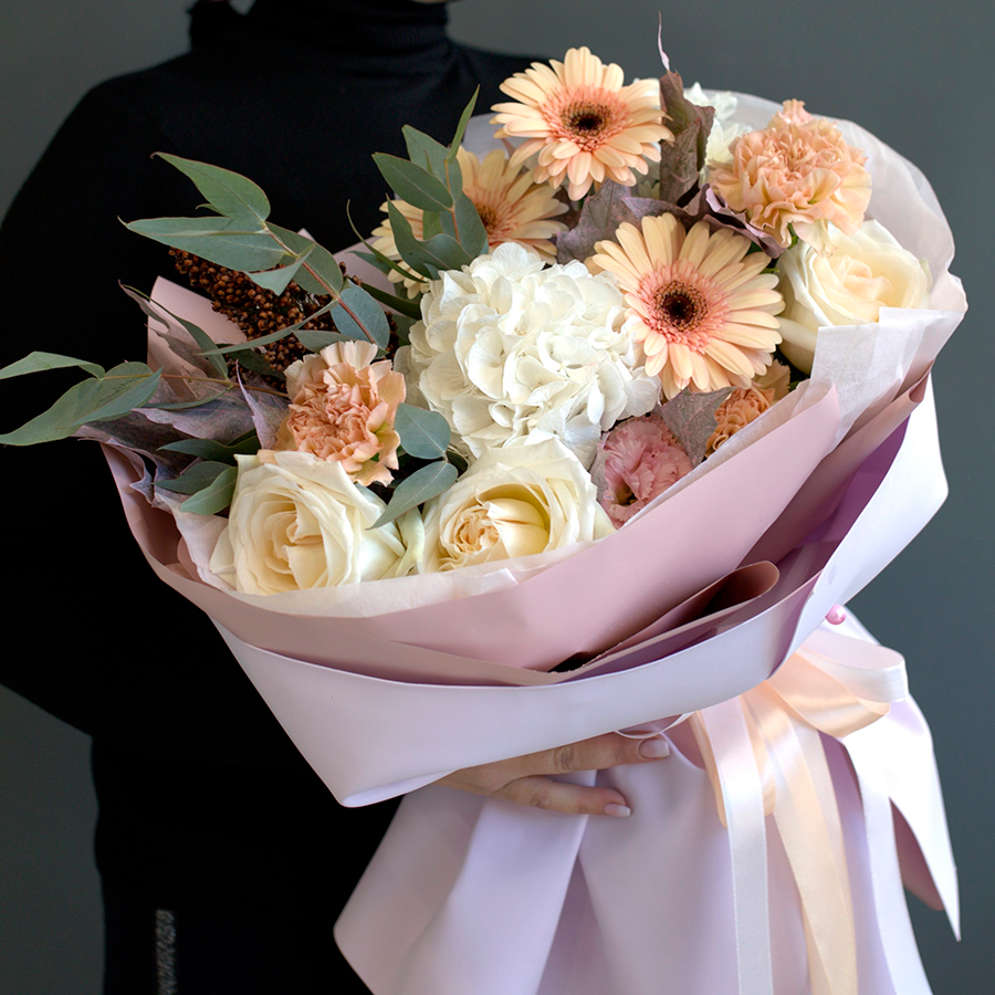 Букет "Сливочный щербет"