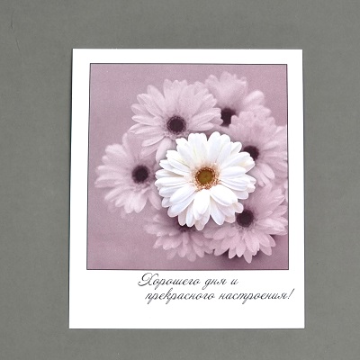 Открытка-комплимент "Хорошего дня и прекрасного настроения".
