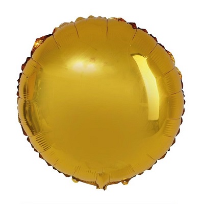 Шар "Круг", золотой.